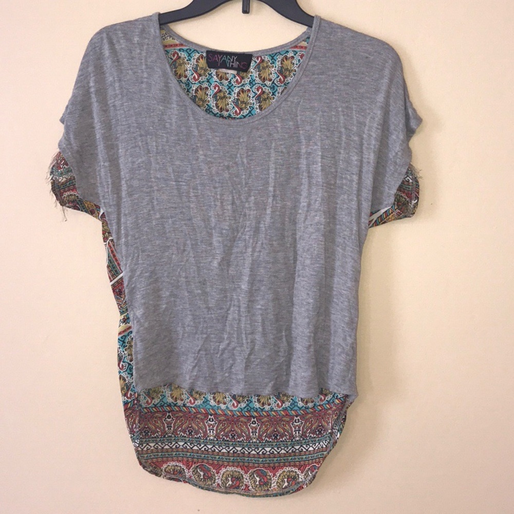 🐘🐘high low t-shirt